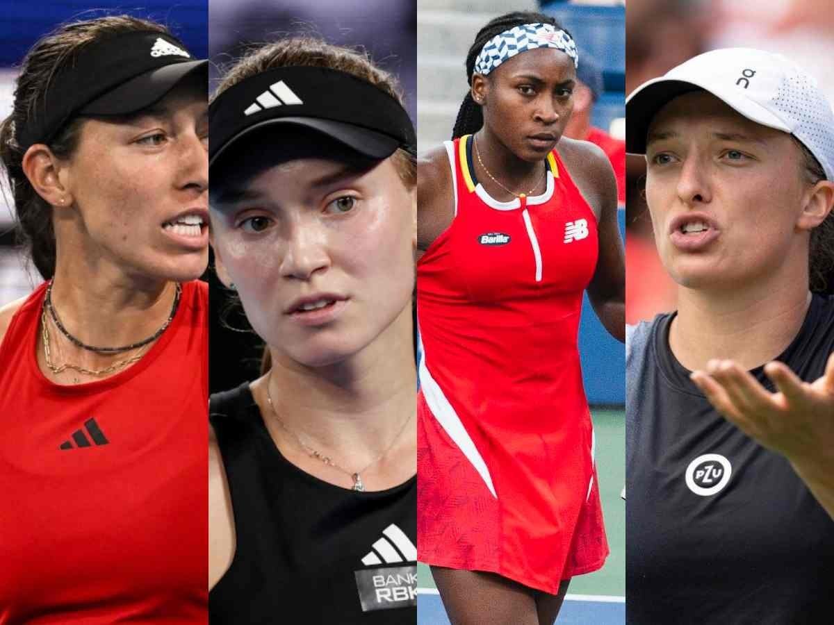 Jessica Pegula, Elena Rybakina, Coco Gauff and Iga Swiatek