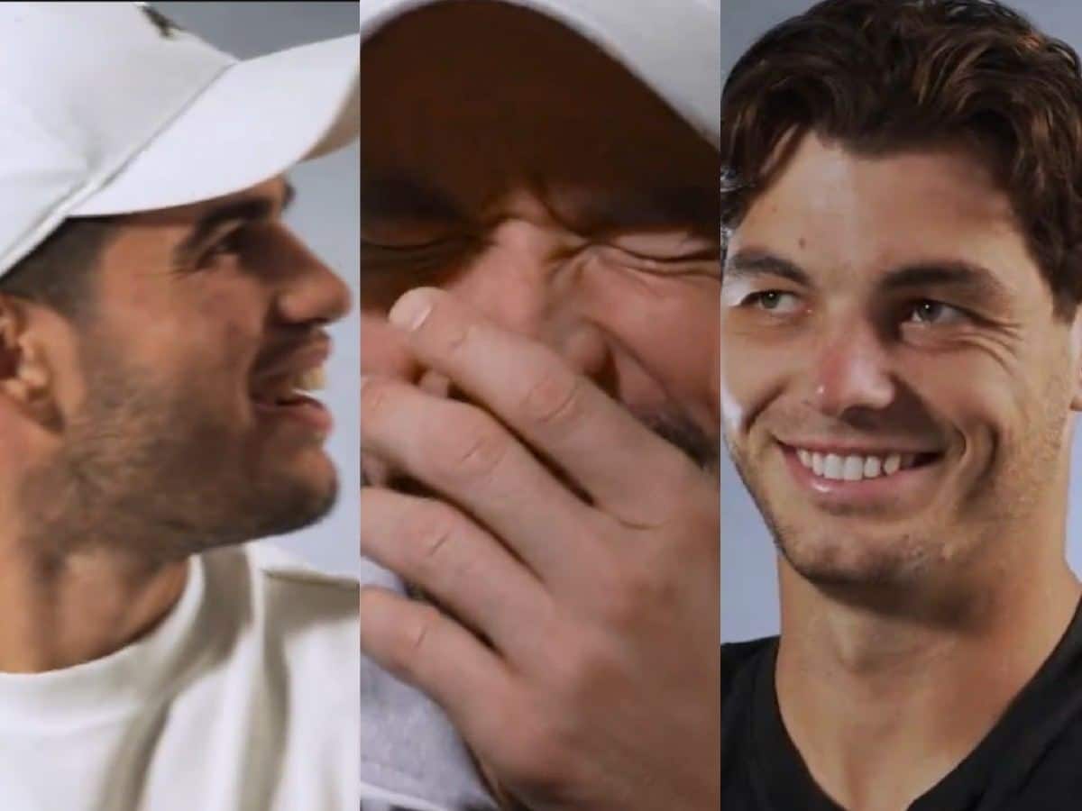 WATCH: Carlos Alcaraz, Stefanos Tsitsipas, Ben Shelton and other pro’s become victim of Grigor Dimitrov’s translation prank at the Shanghai Masters