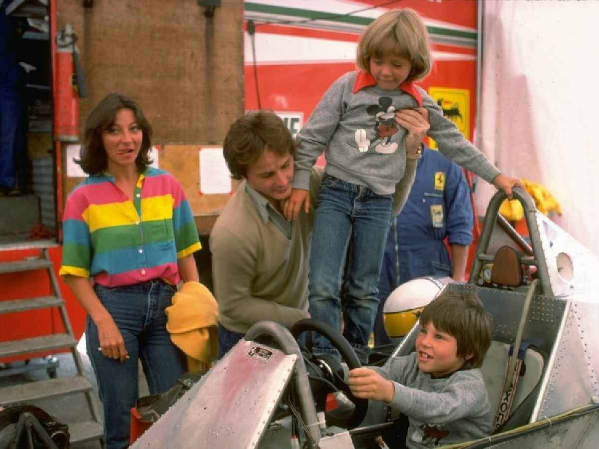 Jacques Villeneuve with Gilles Villeneuve (via Formula 1)