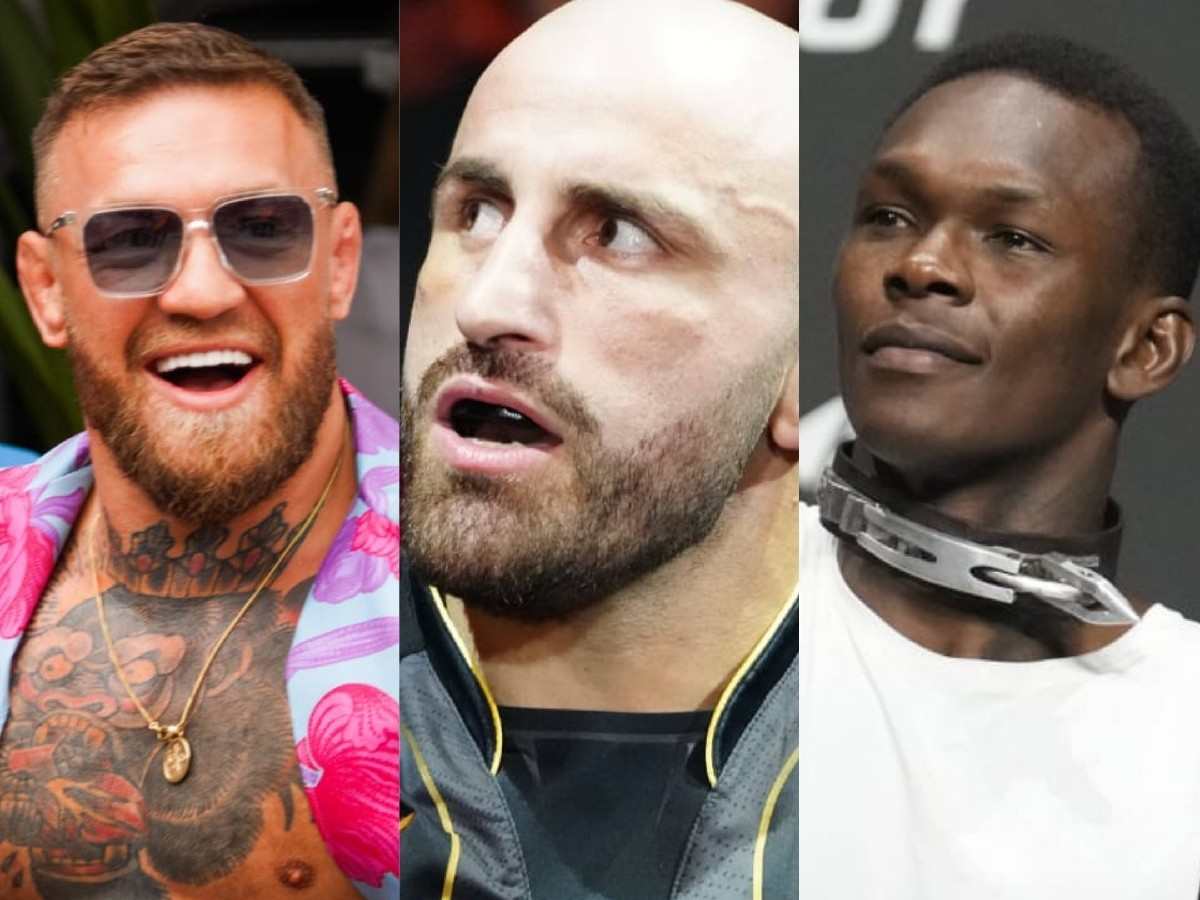 “Couldn’t hold my spit bucket” – Conor McGregor sneaks in Alexander Volkanovski diss while cheering up Israel Adesanya’s announcement for fighting sabbatical