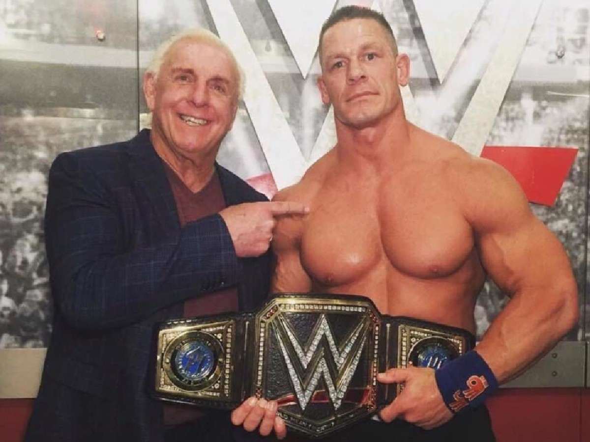 “The guy that saved WWE in my eyes,” Ric Flair snubs WWE’s claim that John Cena is the ‘GOAT’, says the 6-time World Champion is the real GOAT