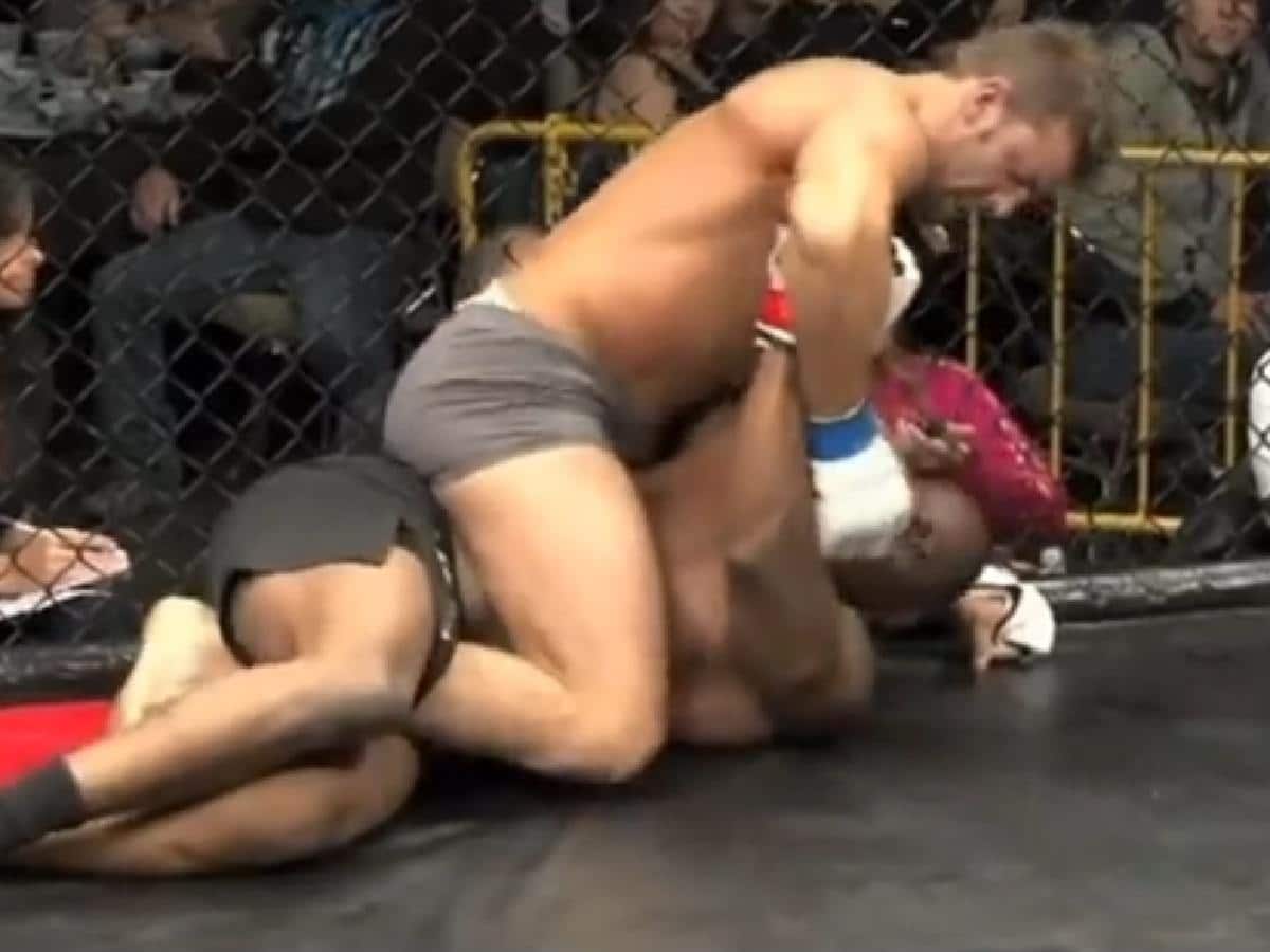 WATCH: ‘Very disrespectful’ – MMA fighter helps opponent put mouthguard back in place before proceeding to brutally damage face