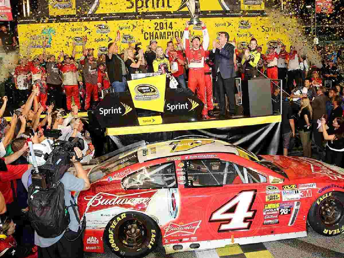 Kevin Harvick's 2014 championship winninn victory at Miami Homestead, 2014