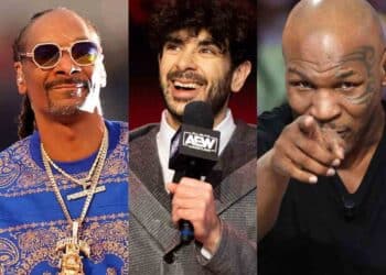 Snoop Dogg, Tony Khan and Mike Tyson