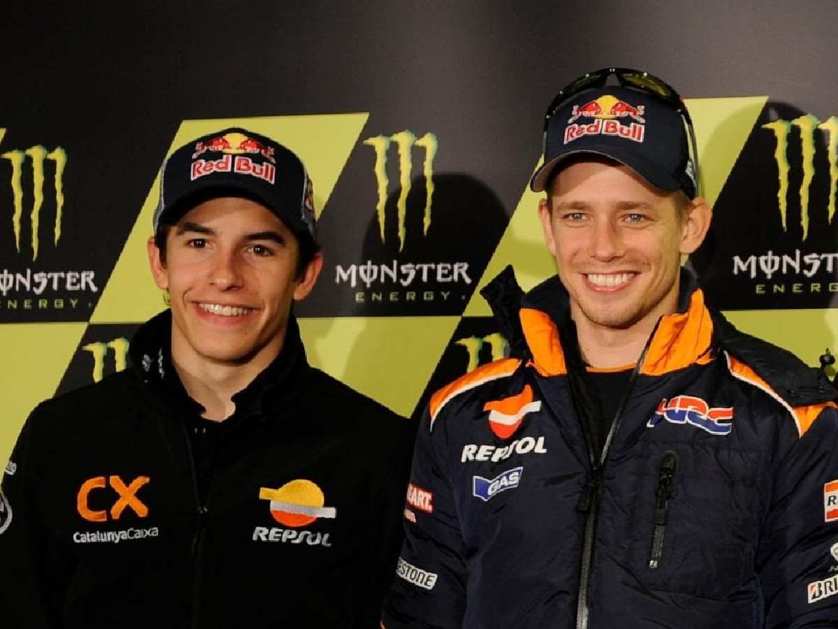 Marc Marquez and Casey Stoner (via motonews)