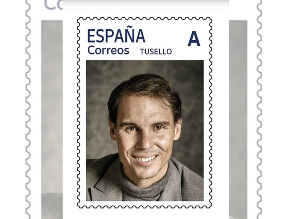 Rafael Nadal’s wife Maria launches new stamp collection through their foundation featuring the 22-time Major winner with proceeds set to go for charity