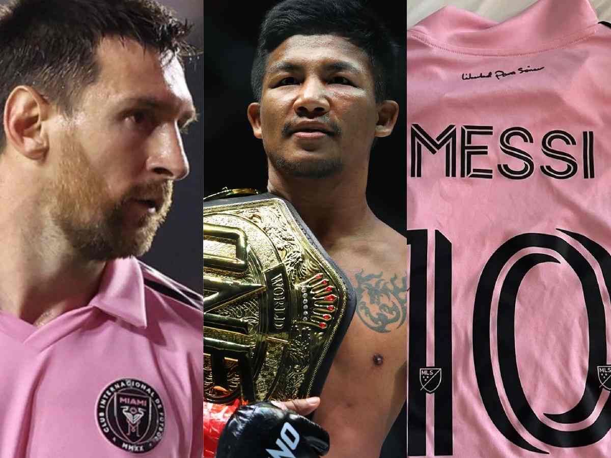 “I was a normal kid” – ‘GOAT’ of Football Lionel Messi gifts ONE Championship superstar fighter Rodtang with precious signed jersey