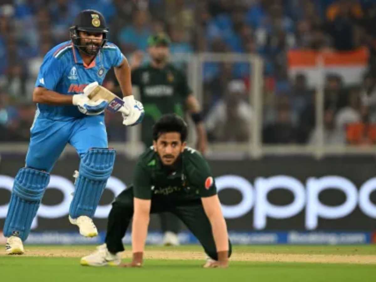 Indian captain Rohit Sharma did not let anyone settle Pakistani bowlers, including Hasan Ali, on Oct 14