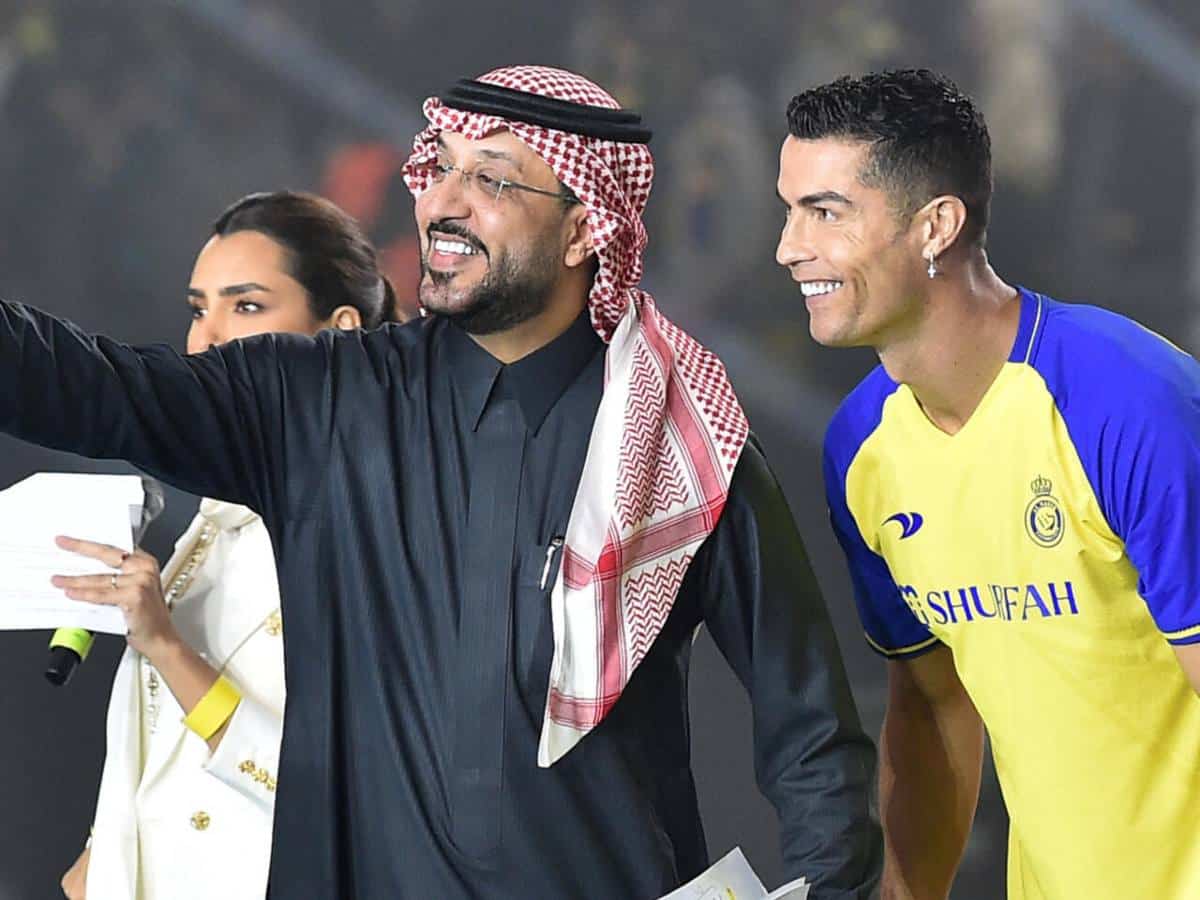 Ronaldo with Saudi Prince