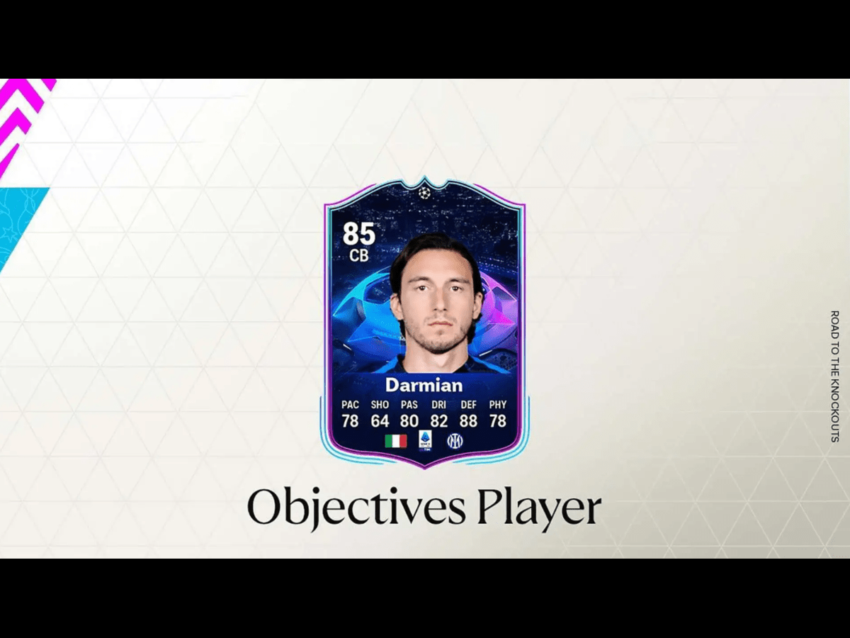 EA FC 24: How to complete 85 Matteo Darmian Road To The Knockout Objectives challenge