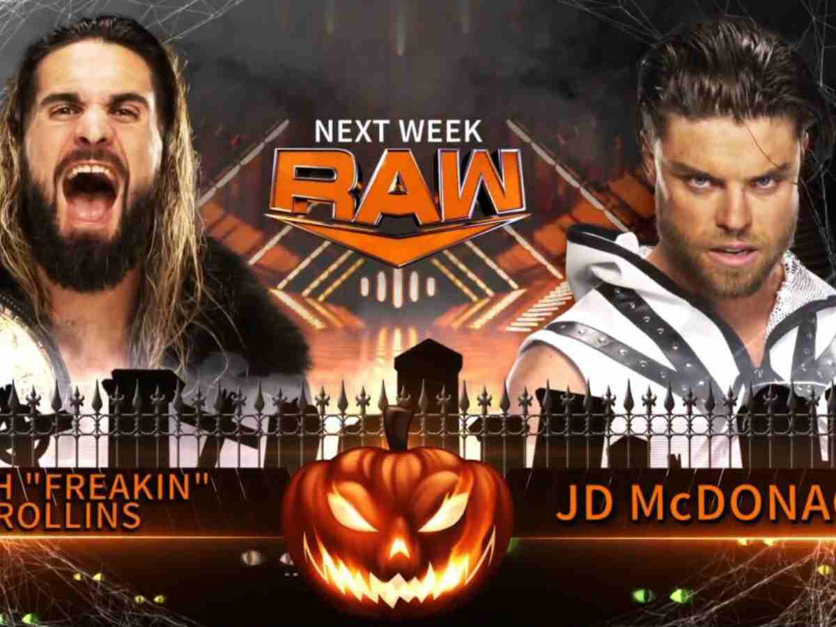 Seth Rollins vs. JD McDonagh on Raw