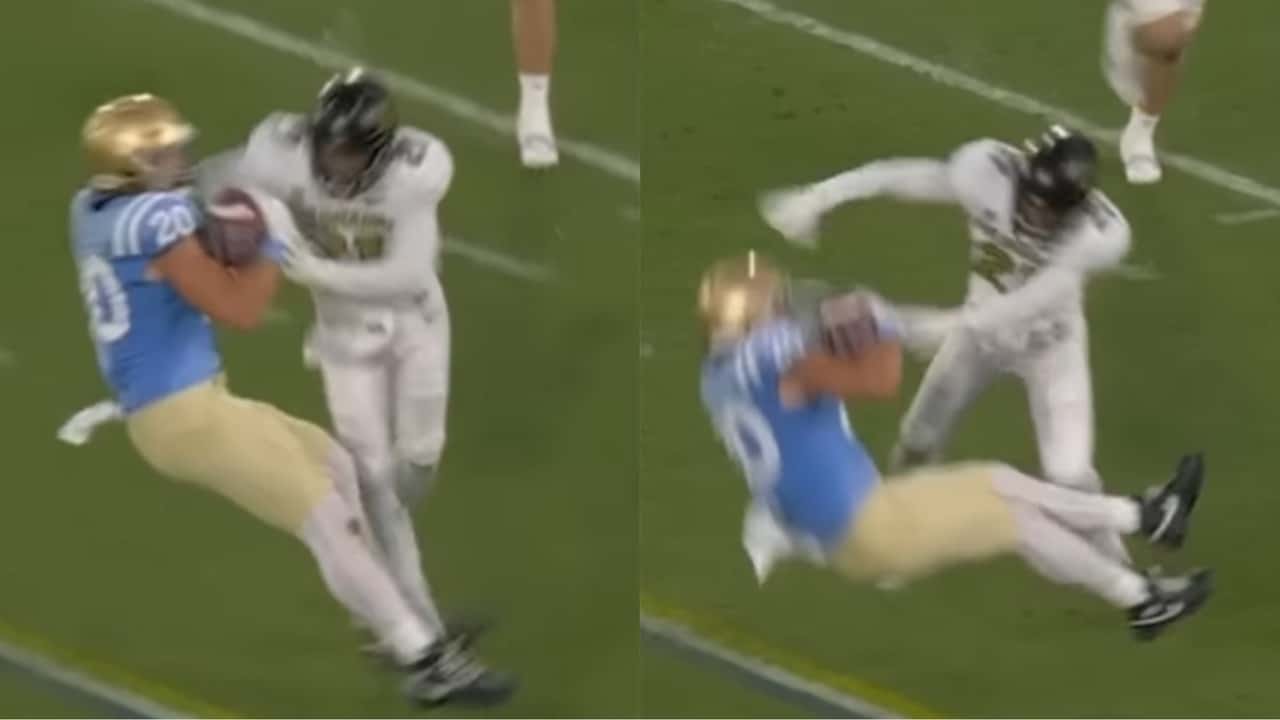 WATCH: Shilo Sanders gets disqualified after controversial targeting penalty vs. UCLA