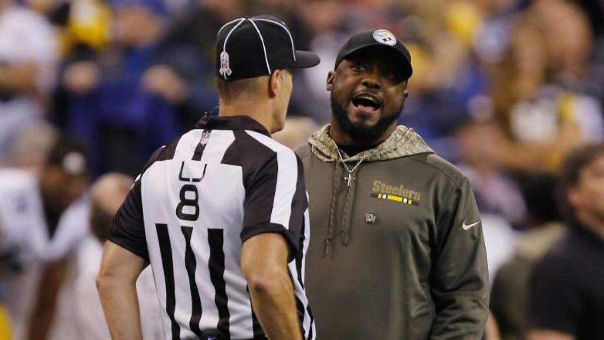 “What the f**k is wrong with y’all today?” Steelers HC Mike Tomlin seemingly dropped an F-bomb on the referee in frustration following multiple bad calls against them
