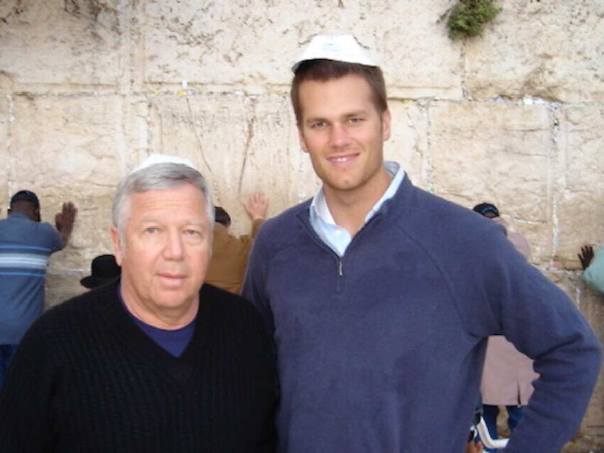 Tom Brady and Robert Kraft