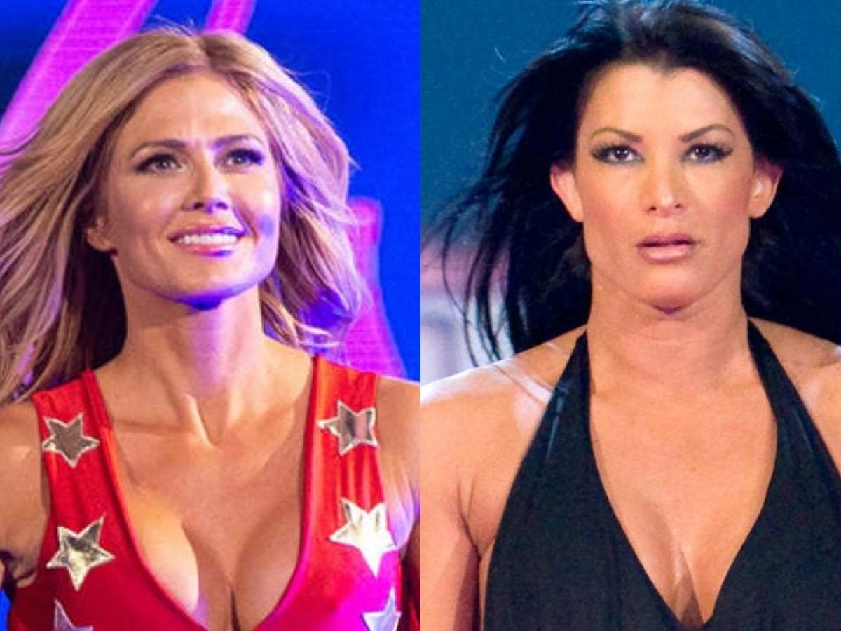 Torrie Wilson and Victoria