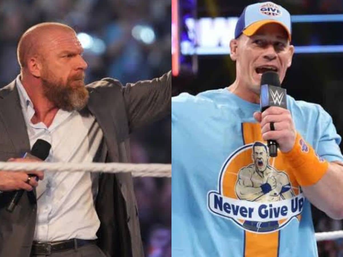 Triple H and John Cena