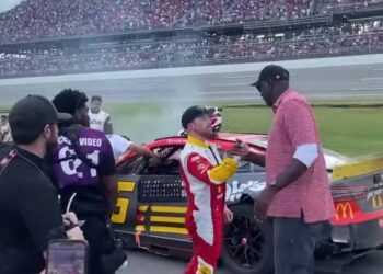 Tyler Reddick and Michael Jordan