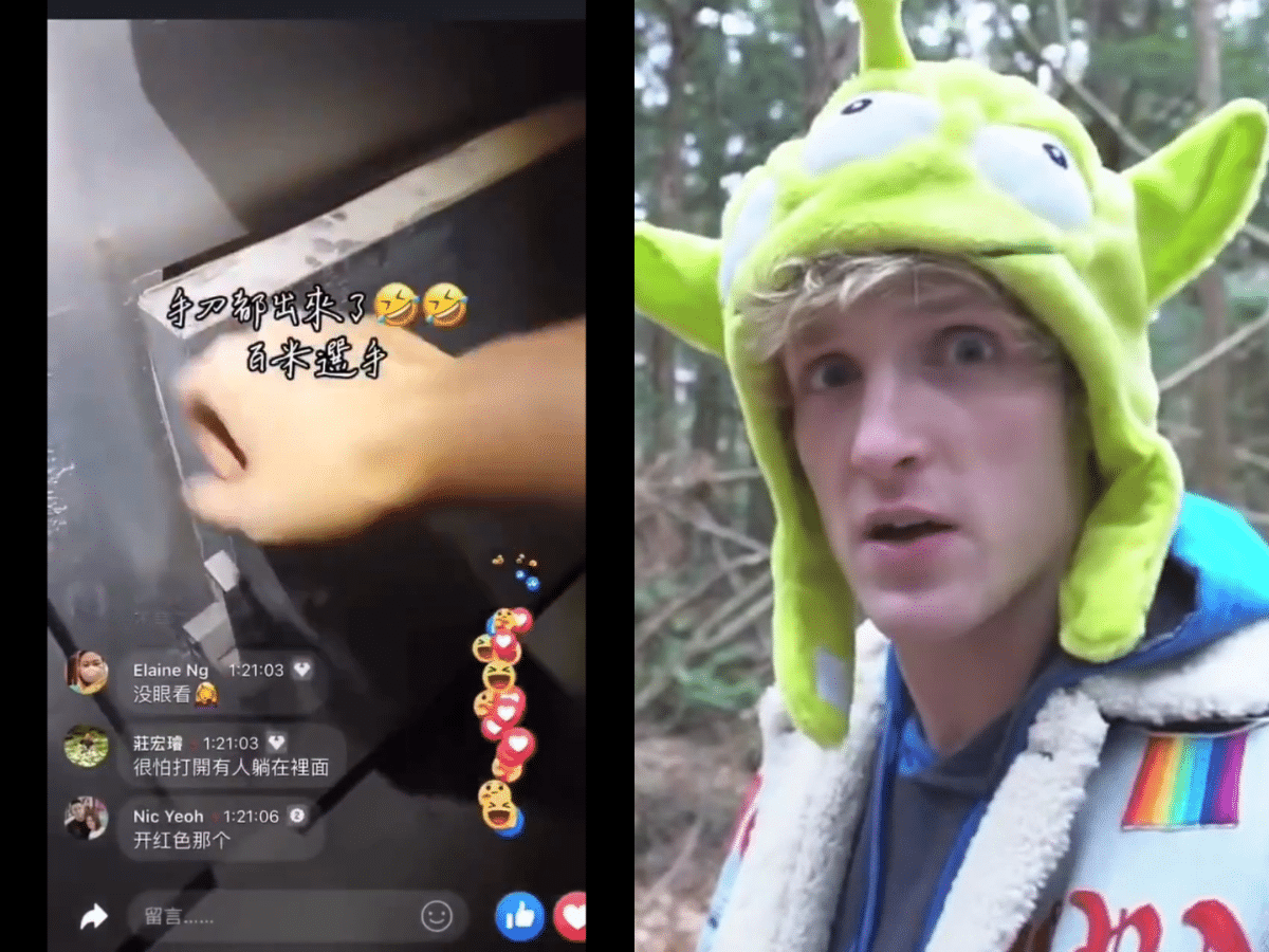 Chinese Streamer accidentally recreates Logan Pauls’ infamous 2018 Japanese s*cide forest viral video