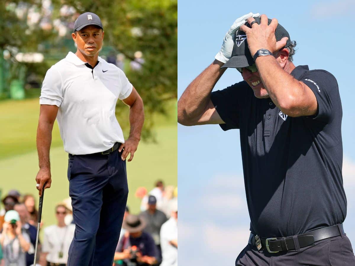 GOAT Tiger Woods SHOCKINGLY blocked entry of rival Phil Mickelson at 2022 British Open Champions dinner