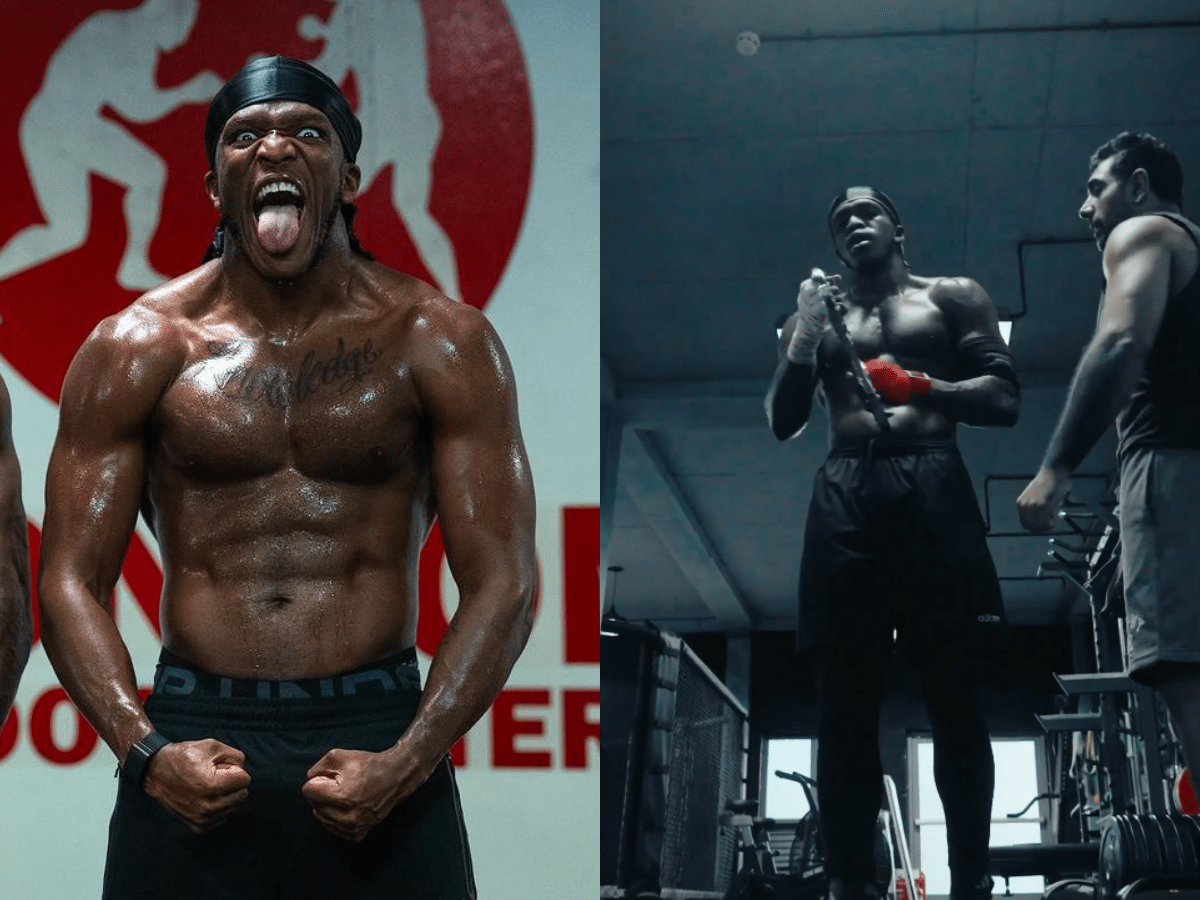 “There’s no denying his work ethic” – Fans praise KSI for his dedication and intense training session before his big match against Tommy Fury