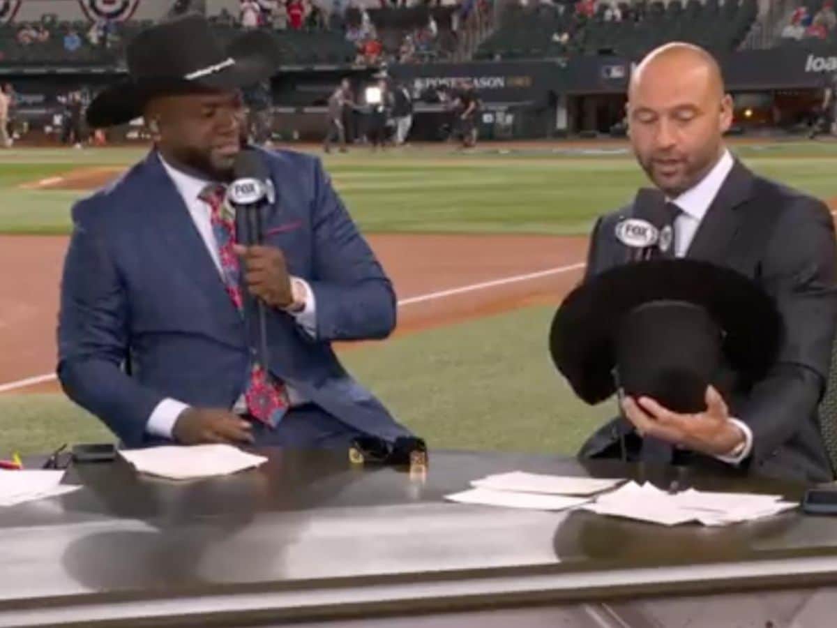 “New Yorkers don’t wear these,” MLB great Derek Jeter REFUSES to sport cowboy hat gifted by David Ortiz