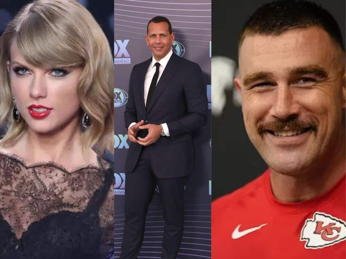 Taylor Swift, Alex Rodriguez and Travis Kelce 