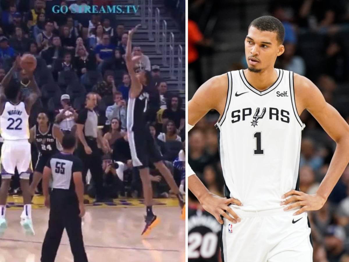 “God gave him the 2k Demi god build” – Ridiculous Victor Wembanyama block has NBA fans believing Spurs rookie is supernatural