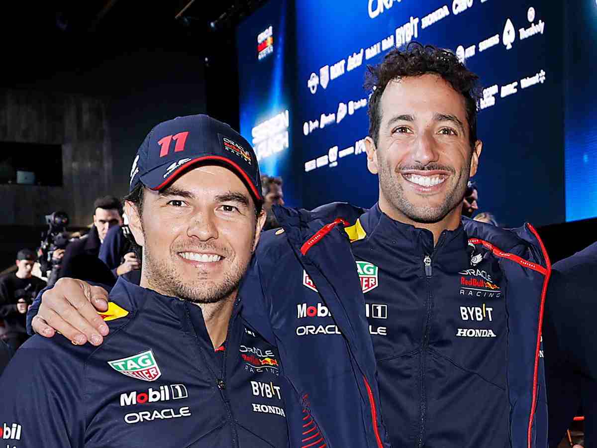 Sergio Perez and Daniel Ricciardo