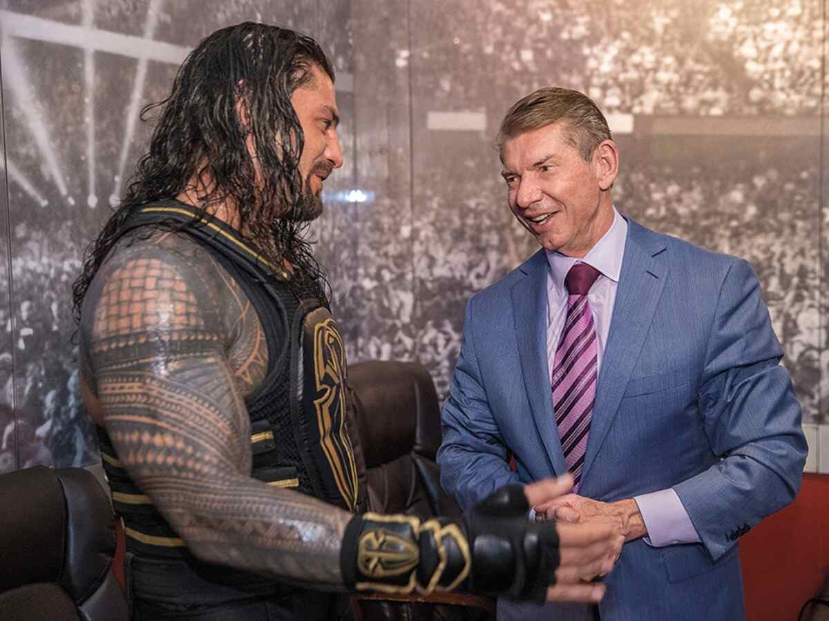 Roman Reigns and Vince McMahon