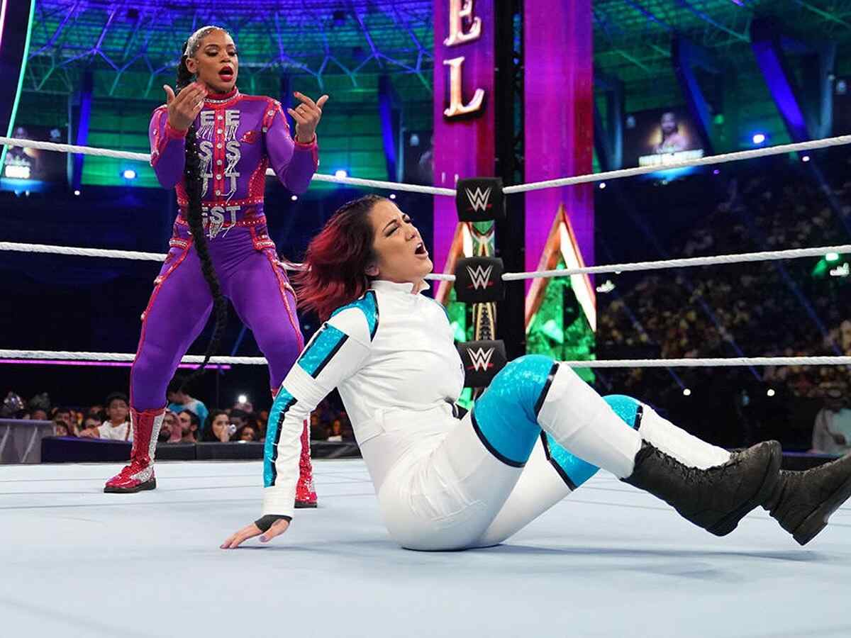 Bianca Belair and Bayley