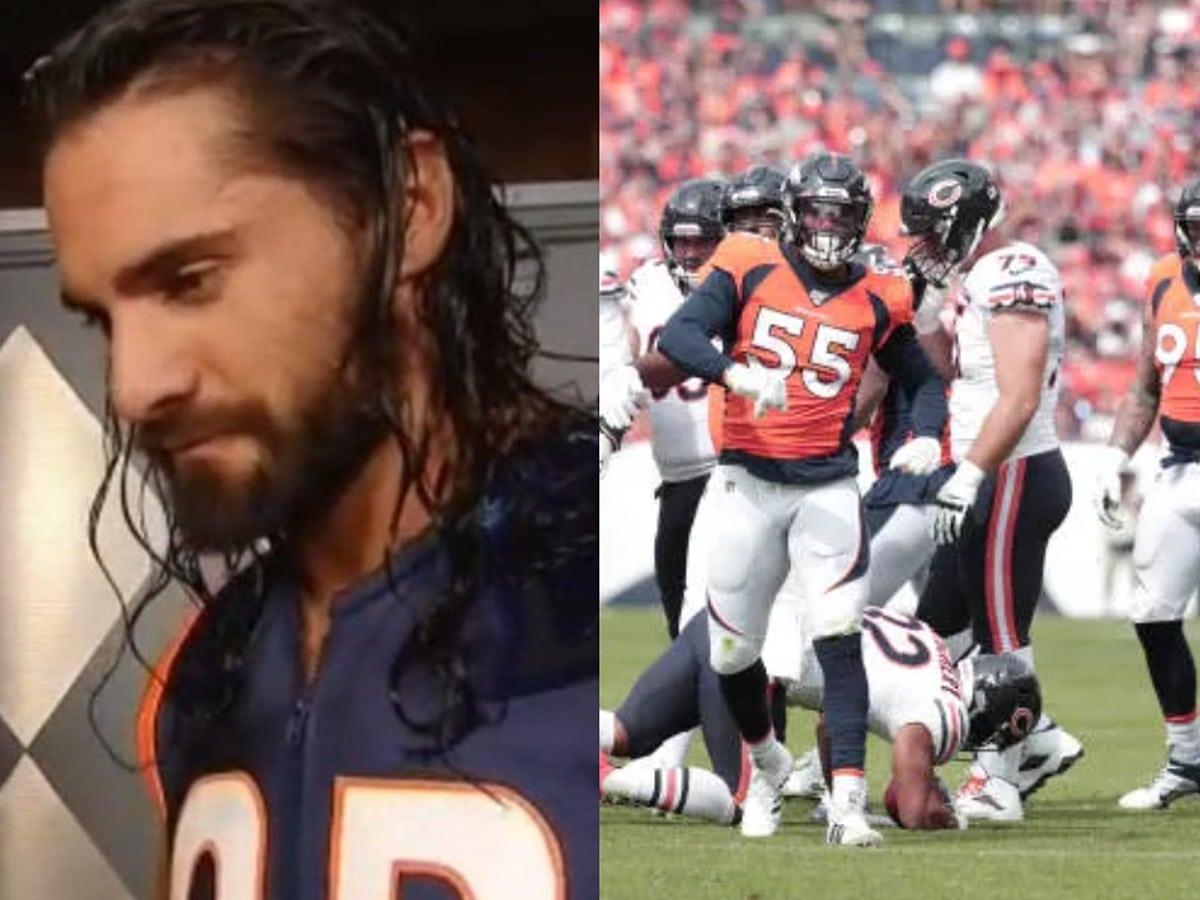 Seth Rollins can’t control his emotions after Bears’ humiliating loss to the Broncos as they continue their streak of consecutive losses