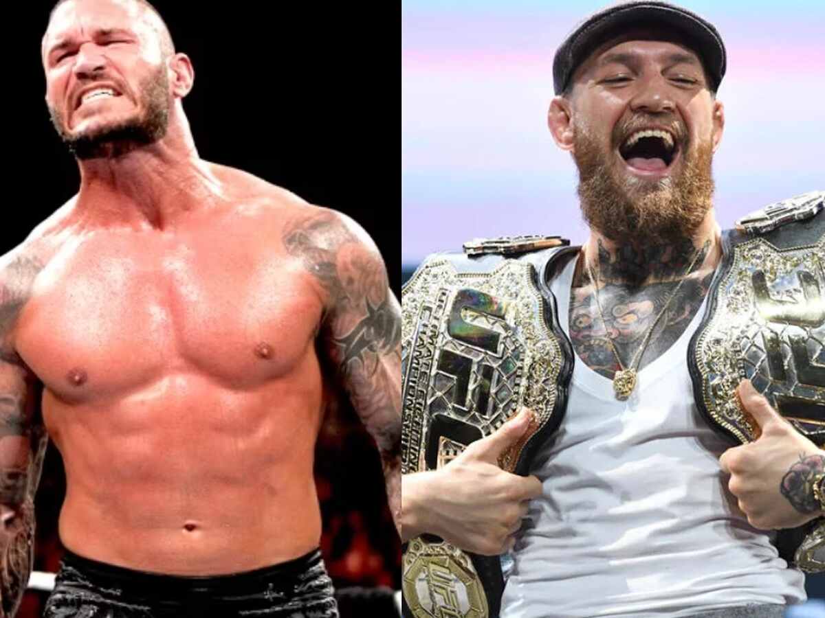 “Would clean the floor with him,” When Randy Orton fired back at Conor McGregor for his insulting remarks about WWE