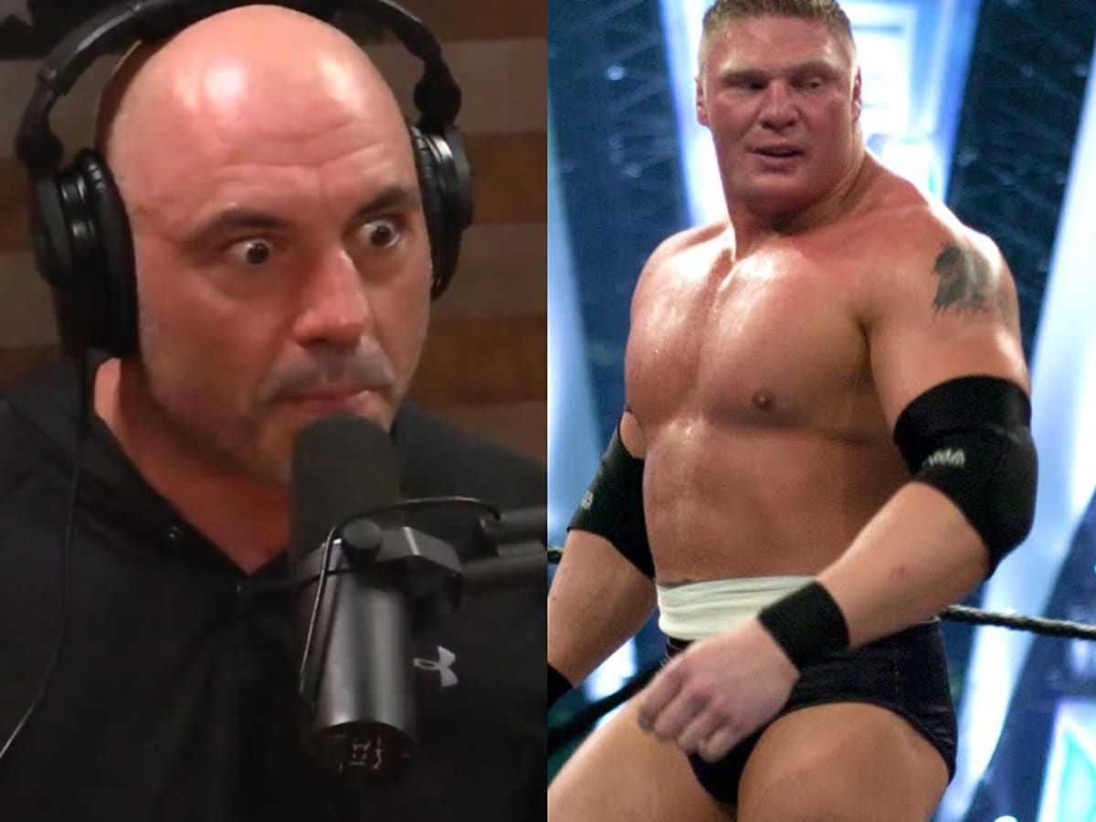 “Five vertebrae cracked,” Joe Rogan shocked after WWE legend reveals Brock Lesnar broke his neck twice in just 6 months 