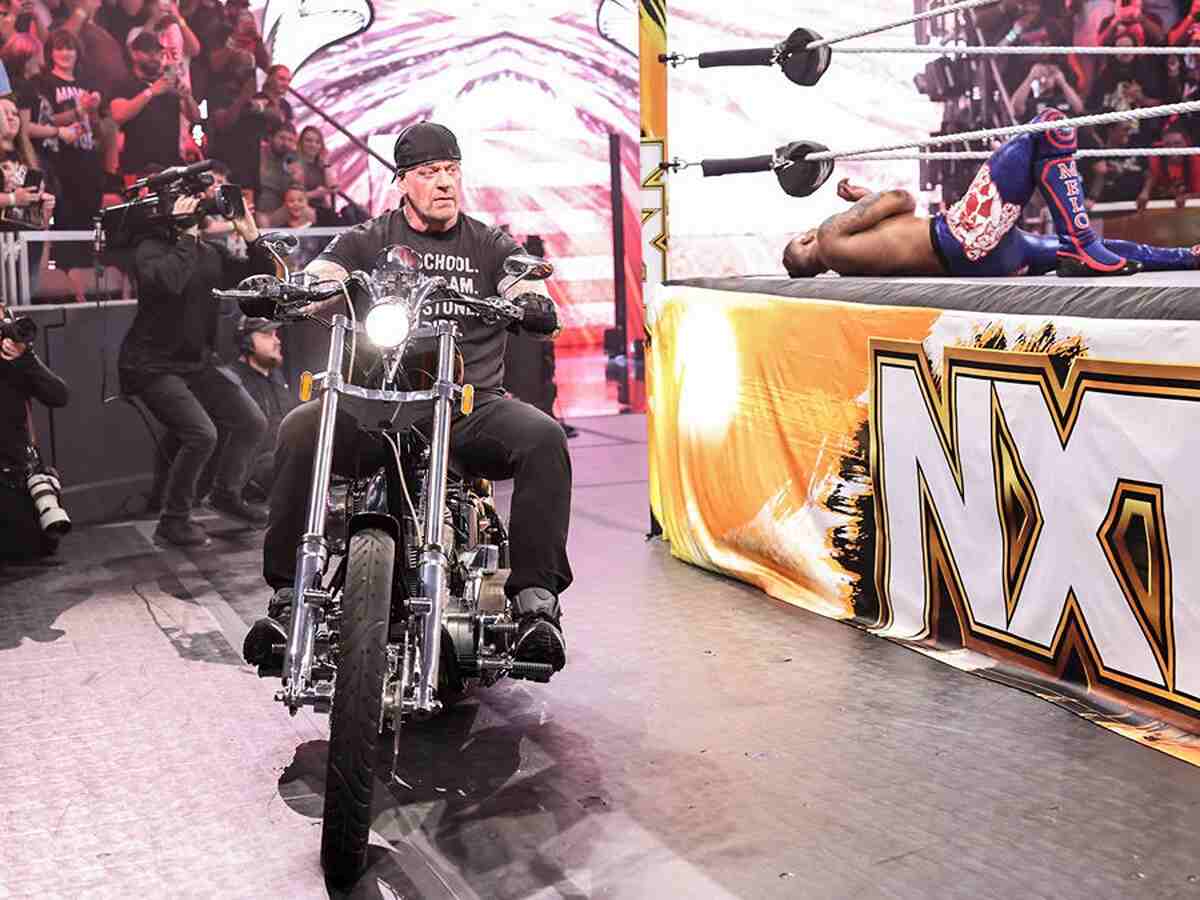 “Damn you Taker!” Former Champion unhappy after The Undertaker allegedly used his bike for surprise NXT appearance 