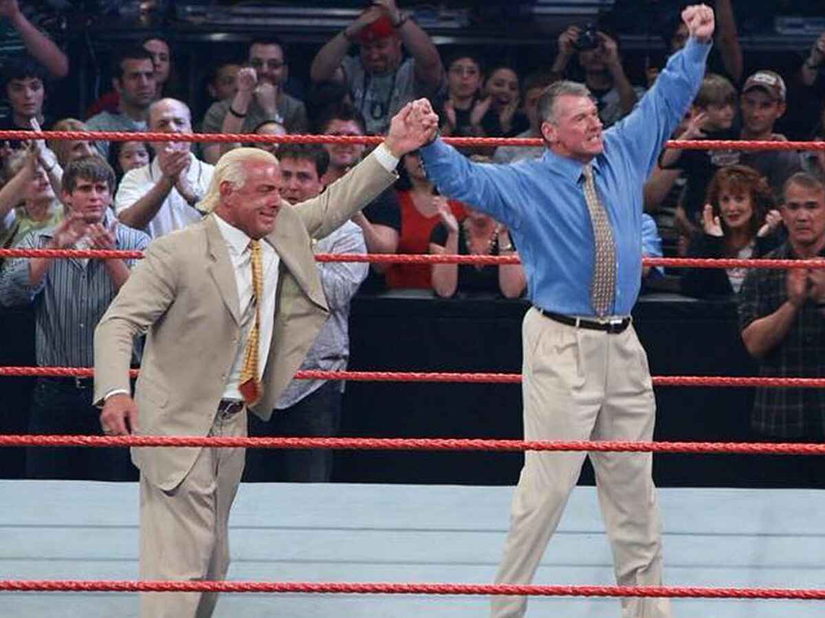 Ric Flair and Vince McMahon