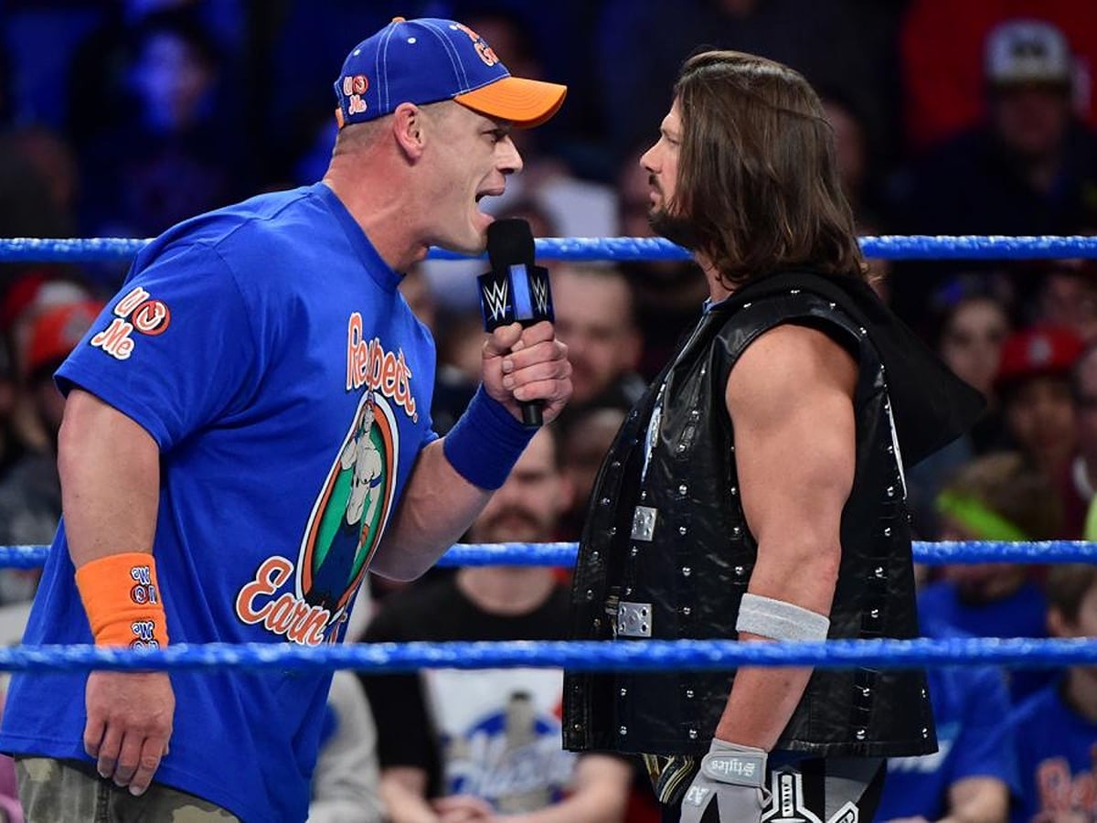 John Cena and AJ Styles