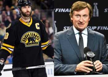 Wayne Gretzky and Zdeno Chara