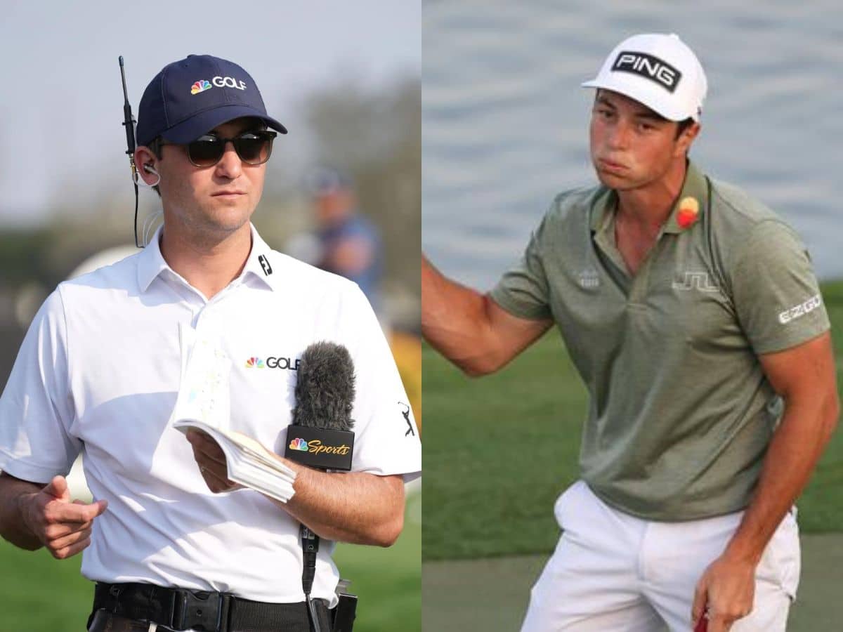 Viktor Hovland and Smylie Kaufman