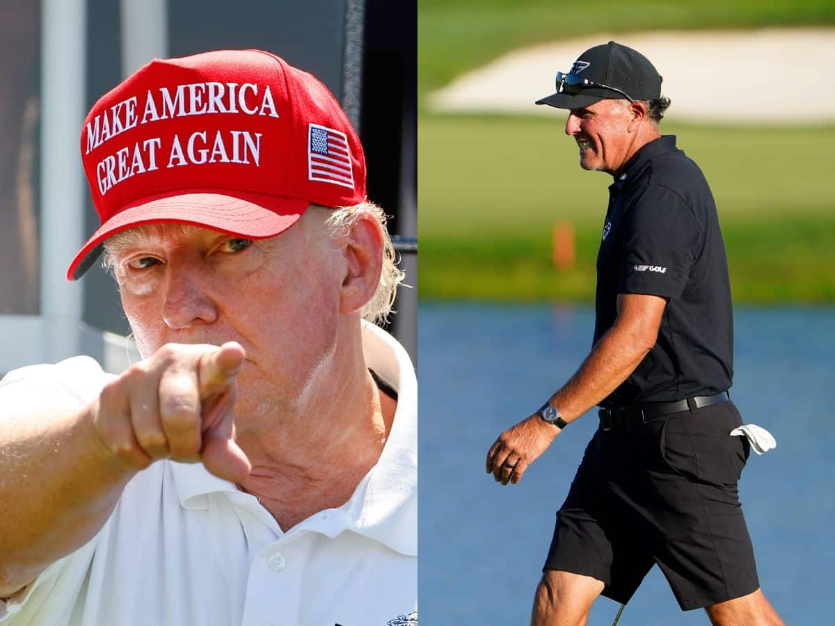 Phil Mickelson once stood in support for Donald Trump amid controversies highlighting undeniable impact of ex-president on the world of golf