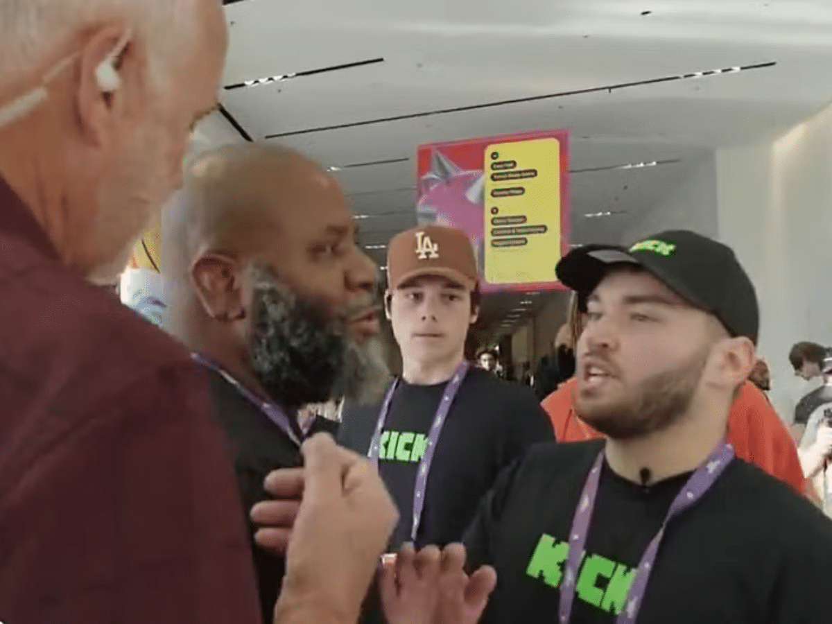 Watch: Adin Ross gets kicked out of TwitchCon 2023 for being banned on Twitch and wearing Kick’s gear