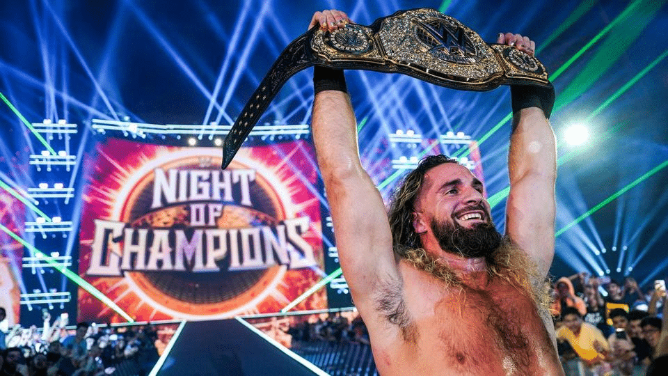 World Heavyweight Champion Seth Rollins at Night of Champions 2023