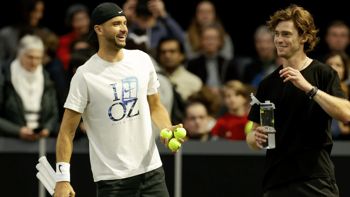 Grigor Dimitrov and Andy Rublev