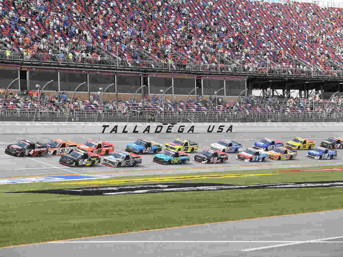 NASCAR Truck Series race at Talladega