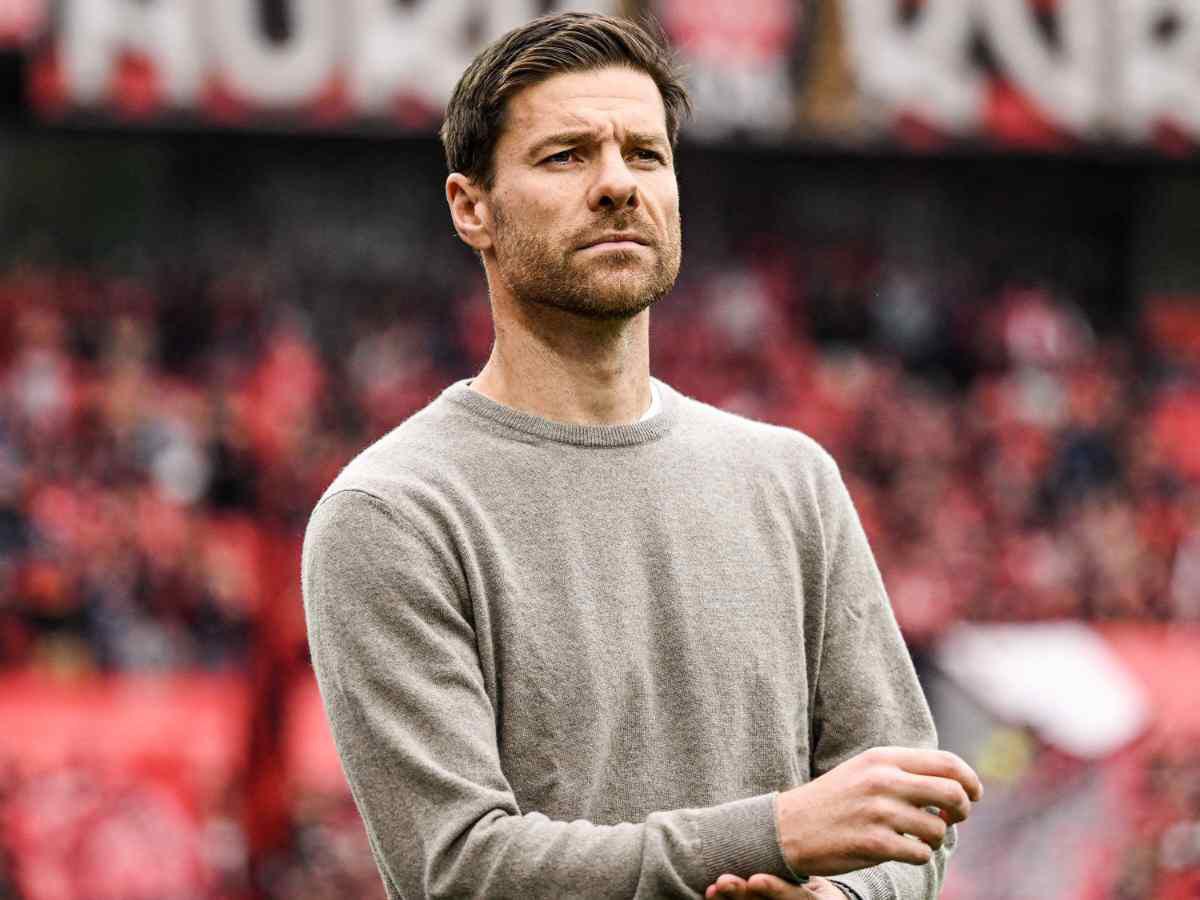 Leverkusen's manager Xabi Alonso.