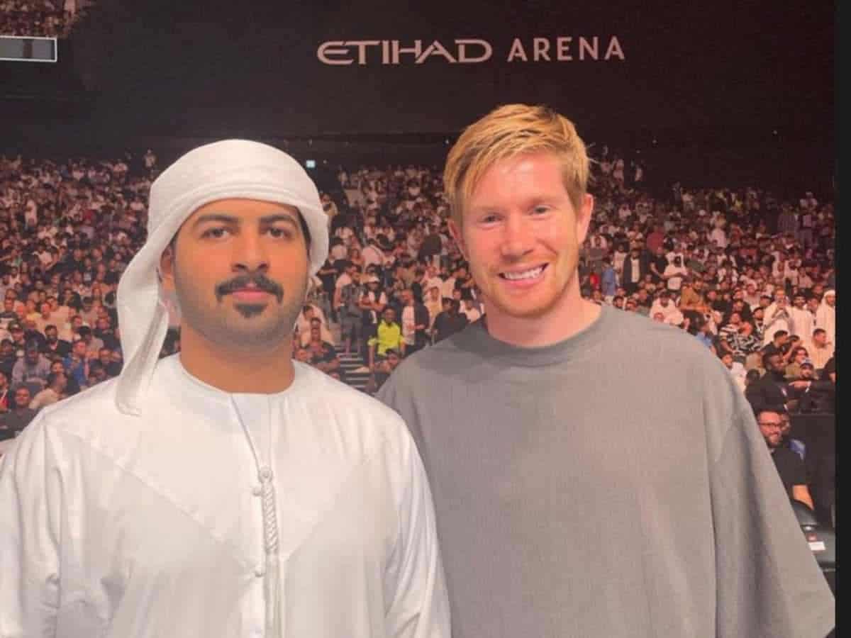 Kevin De Bruyne at Abu Dhabi UFC 