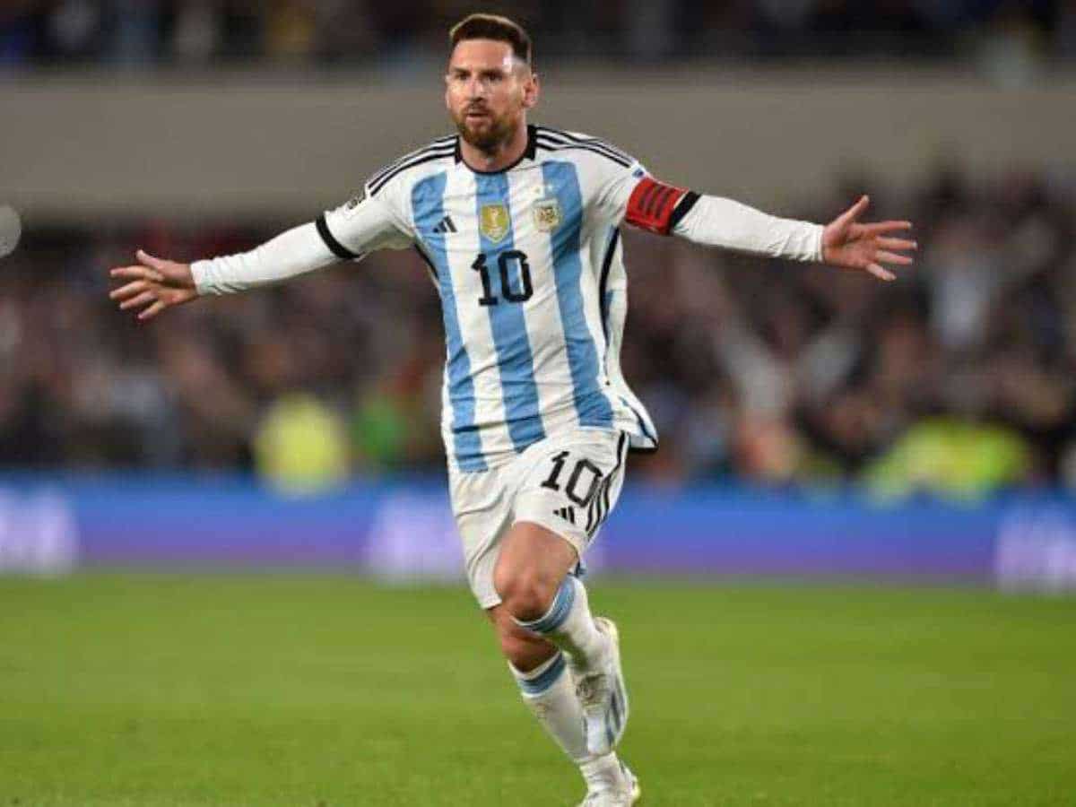 Lionel Messi for Argentina in World Cup