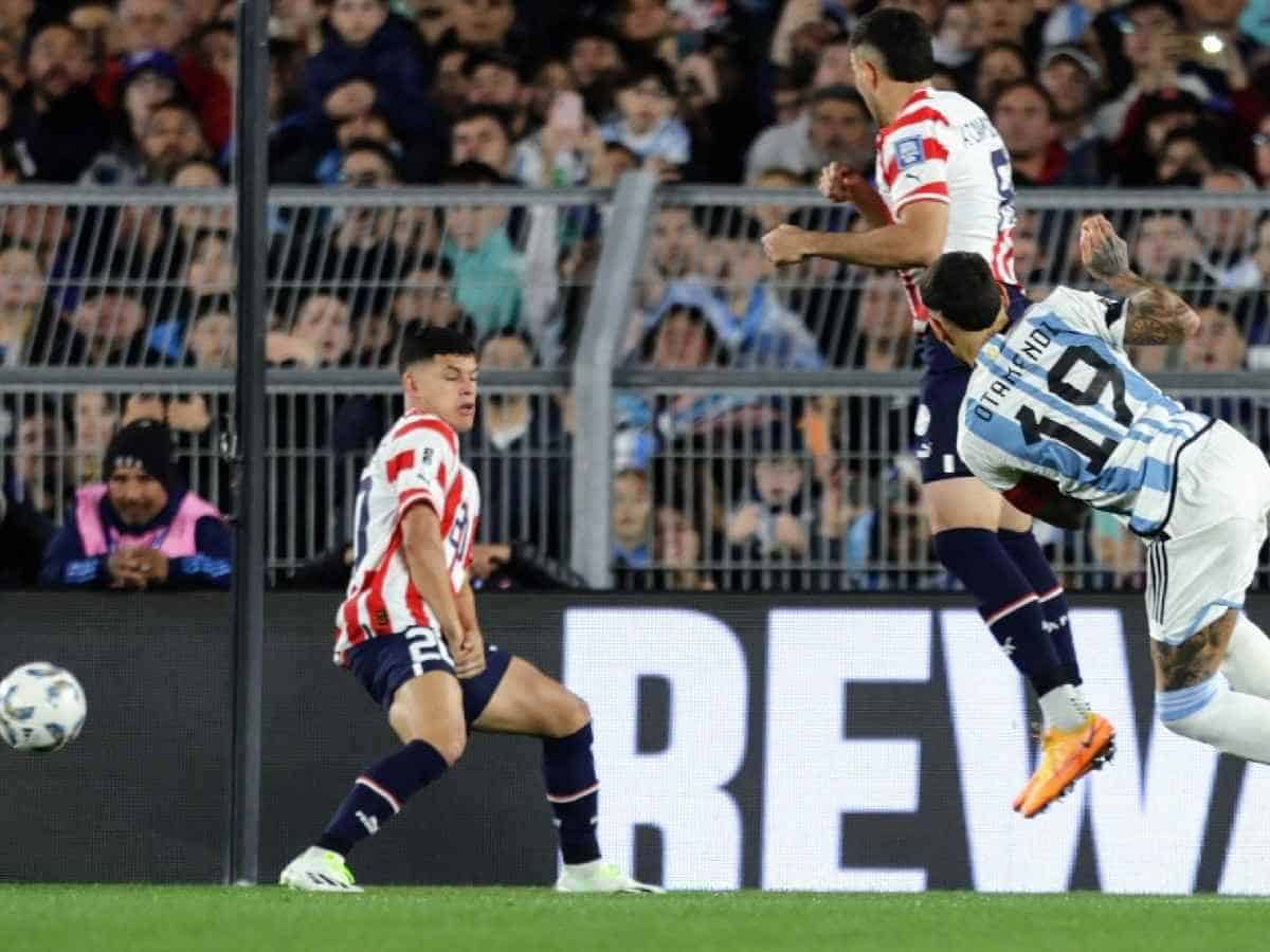 Argentina defender Otamendi's Goal vs Paraguay