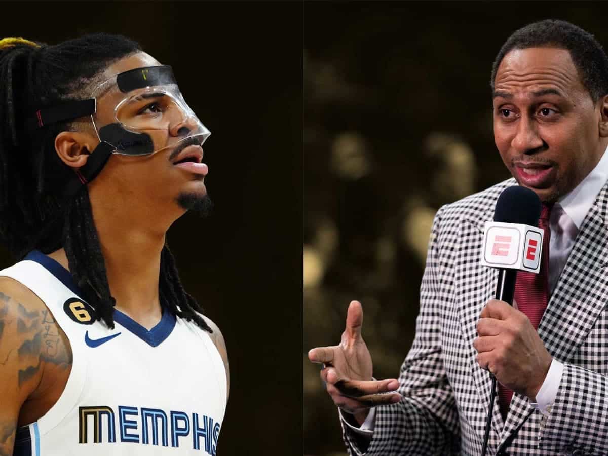 stephen a smith and ja Morant.