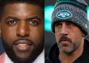 Aaron Rodgers and Emmanuel Acho