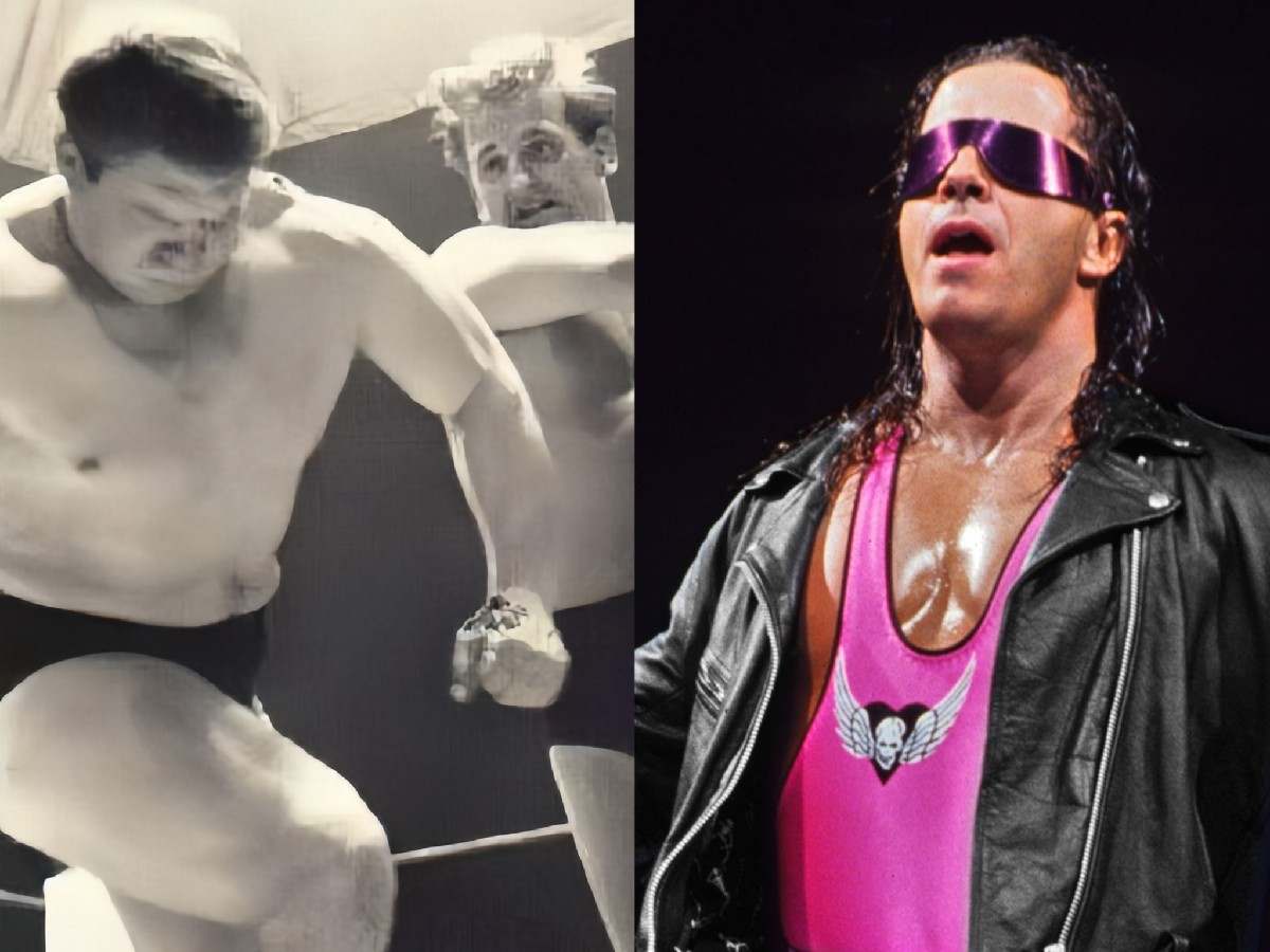 Alex Deiter and Bret Hart